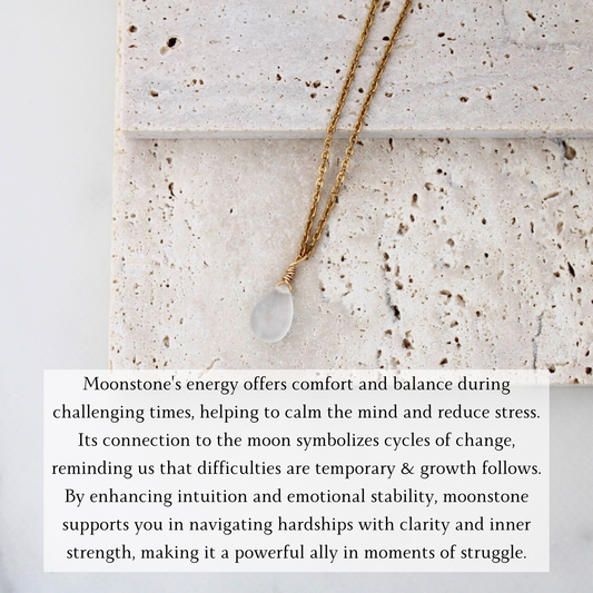 Warrior Moonstone Necklace
