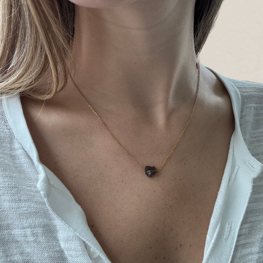 Smoky Quartz Gemstone Necklace