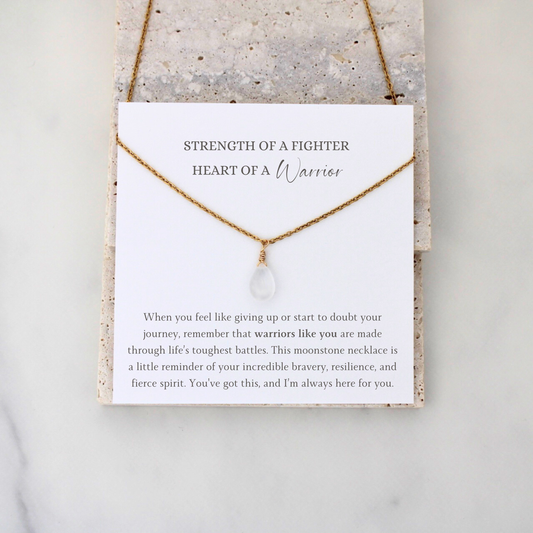 Warrior Moonstone Necklace