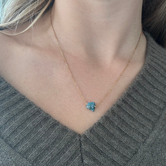 Apatite Gemstone Necklace