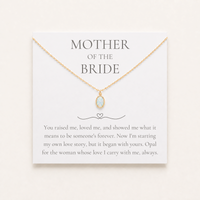 Mother of the Bride Opal Necklace