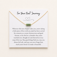 For Your Next Journey Jade Necklace
