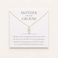 Mother of the Groom Opal Necklace