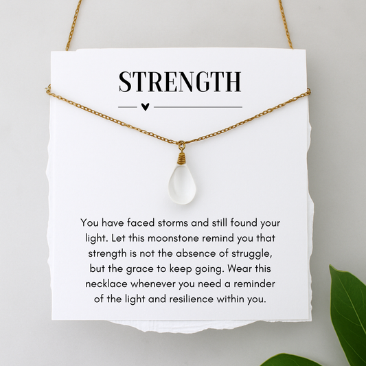 Strength Moonstone Necklace