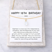 18th Birthday Moonstone Necklace