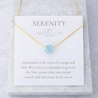 Serenity Aquamarine Necklace