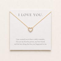 I Love You Heart Necklace