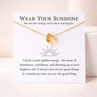 Wear Your Sunshine Citrine Necklace