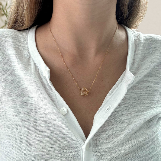 Citrine Gemstone Necklace